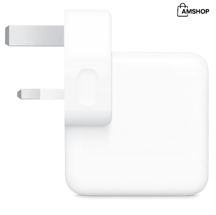 شارژر دیواری 35 وات اپل مدل Dual USB-C مدل 3 پین اصل