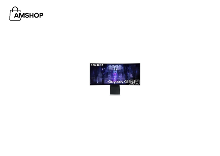 مانیتور گیمینگ سامسونگ مدل LS34BG850 سایز ۳۴ اینچ OLED با کیفیت UWQHD و نرخ تازهسازی ۱۷۵ هرتز